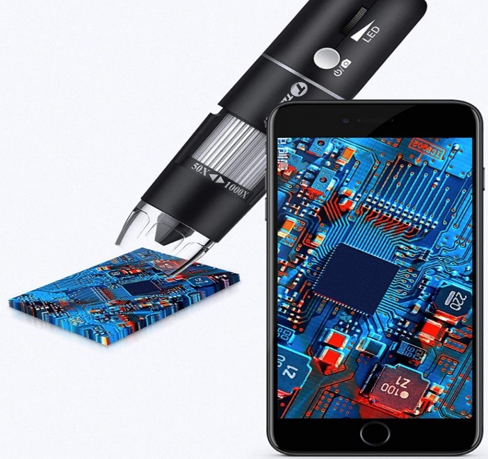 TAKMLY Wireless Digital Microscope Handheld USB HD inspection Camera